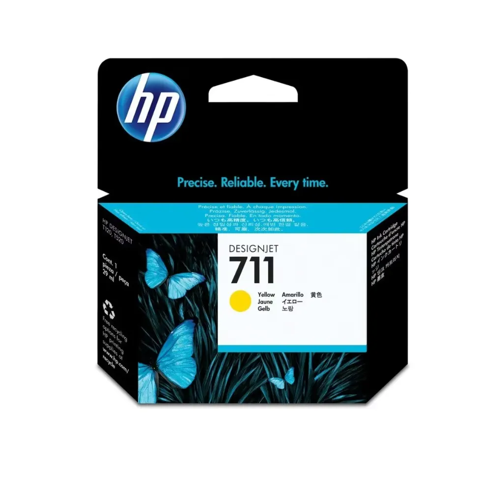 Cartucho de Tinta HP 711A Yellow (CZ132A) | Original