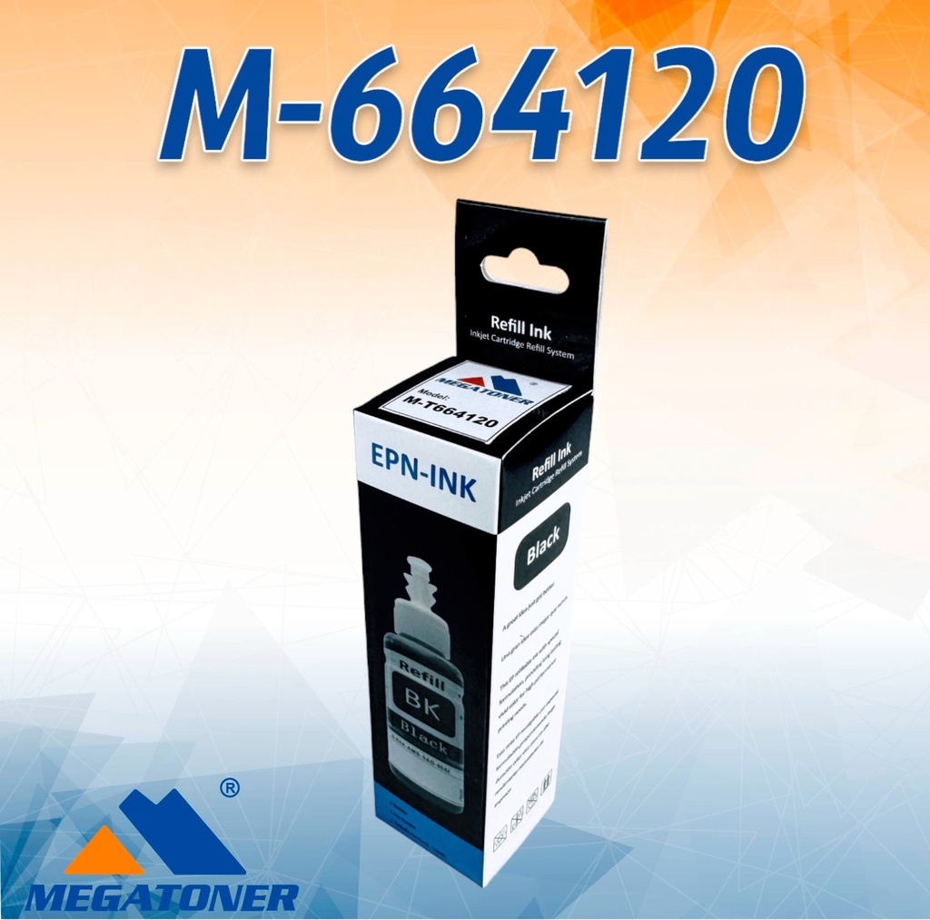 Botella de Tinta Epson M-T664120 Black - MEGATONER