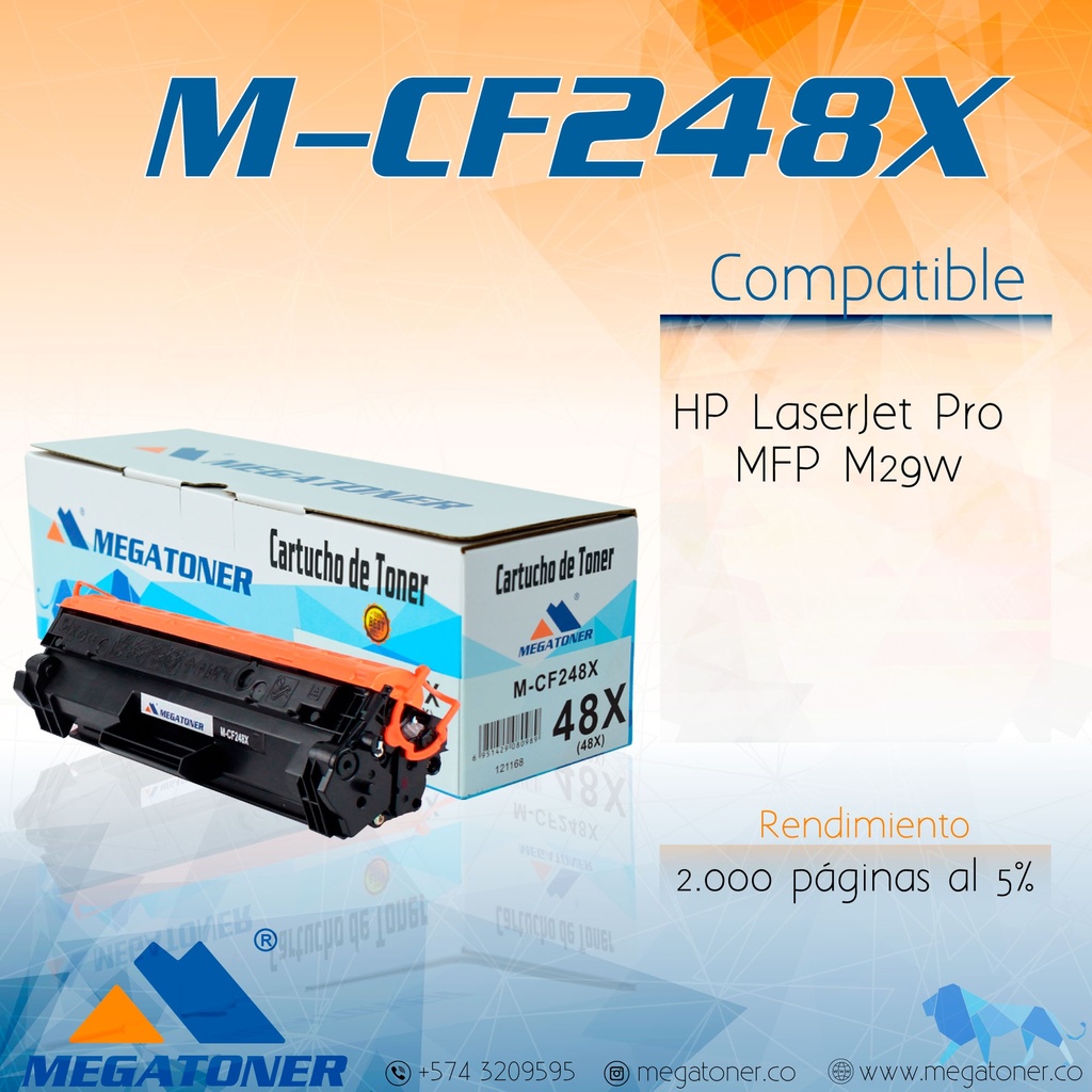 Cartucho MEGATONER M-CF248X (48X)