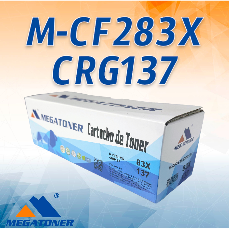 Cartucho MEGATONER M-CF283X/CRG137 (83X/137)