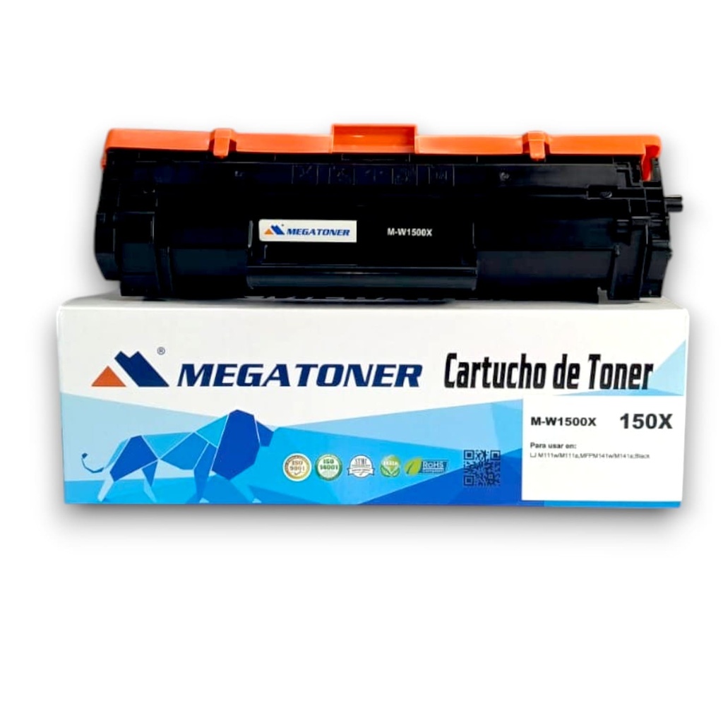 Tóner HP 150X con chip (W1500X) Compatible con HP M111, M141 | Megatoner
